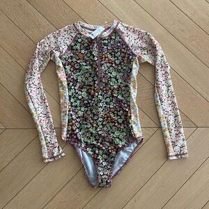 Molo girls rashguard bathing suit NWT